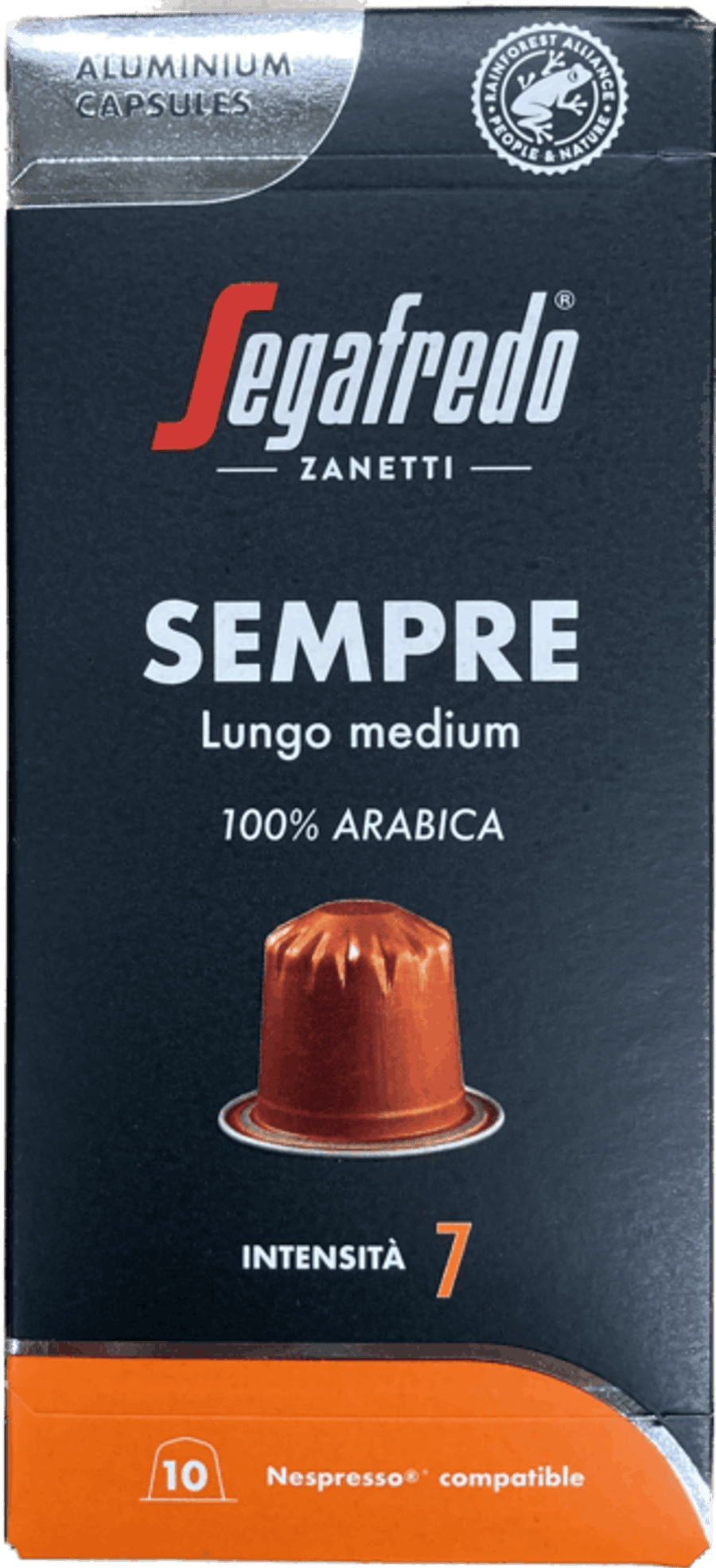 Segafredo sempre lungo medium 10 stk
