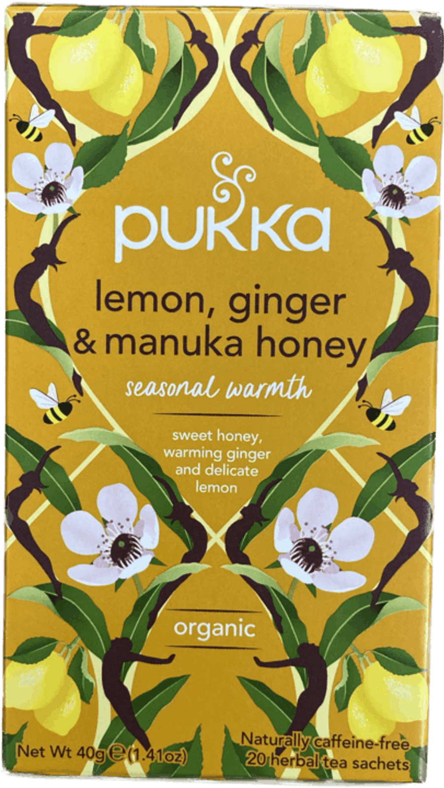 Pukka lemon, ginger & honey 20 stk