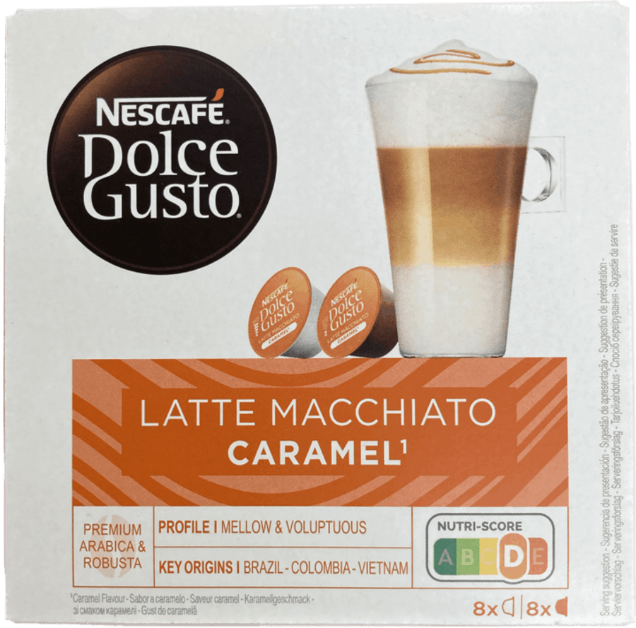 Dolce gusto macchiato caramel 8 stk