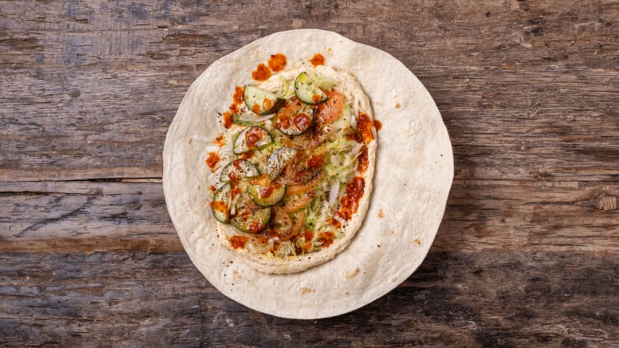 Hummus vefja (halal)