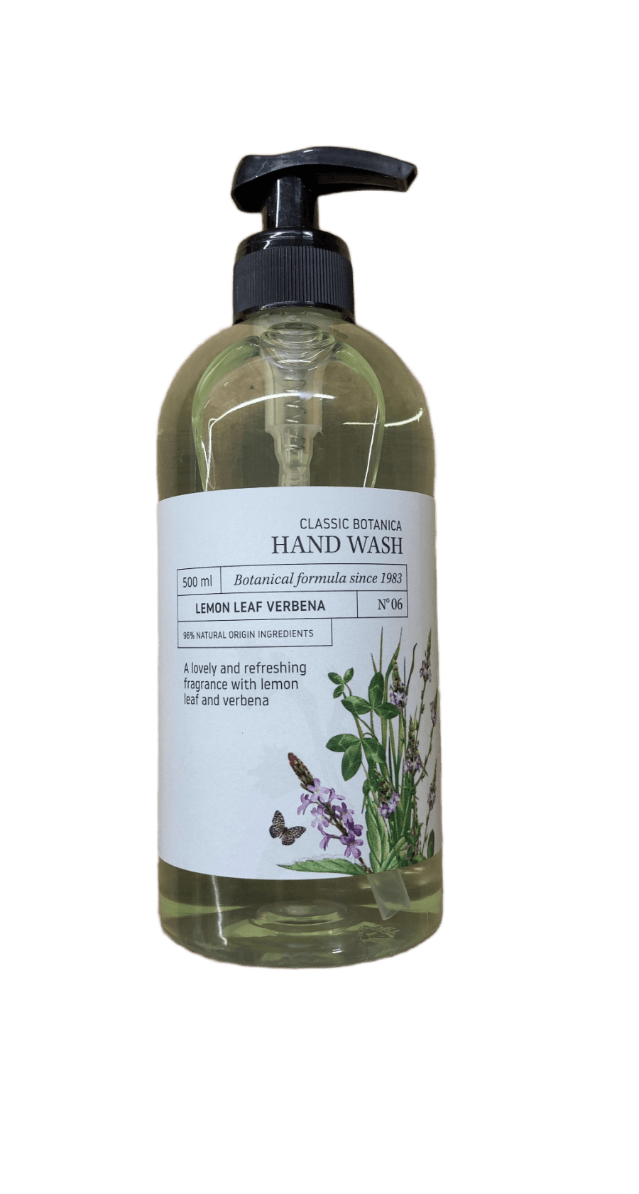 Gunry Classic Botanica fljótandi handsápa Lemon Leaf Verbena 500 ml