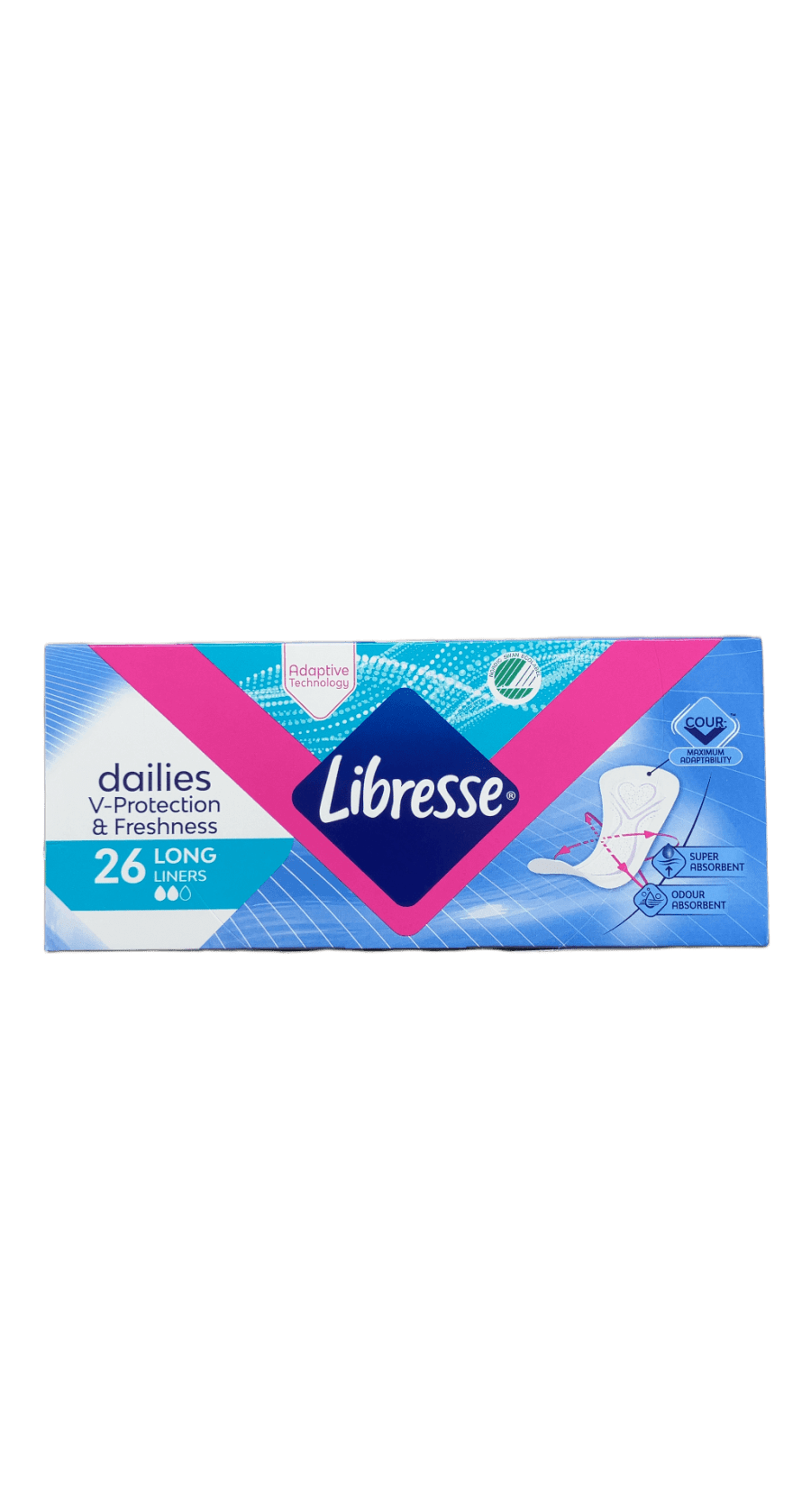 Libresse Dailies Fresh & Protect Long Liners 26 stk