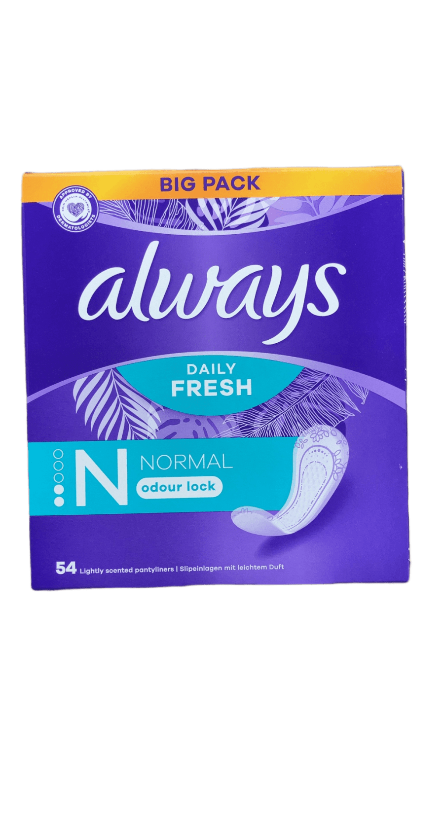 Always Daily Fresh Normal létt ilmandi dagleg innlegg, 54 stk