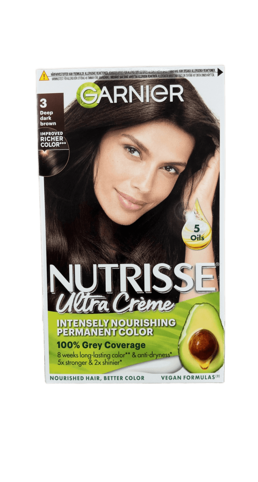 Garnier Nutrisse Ultra Crème 3 Djúpur dökkbrúnn varanleg hárlitun