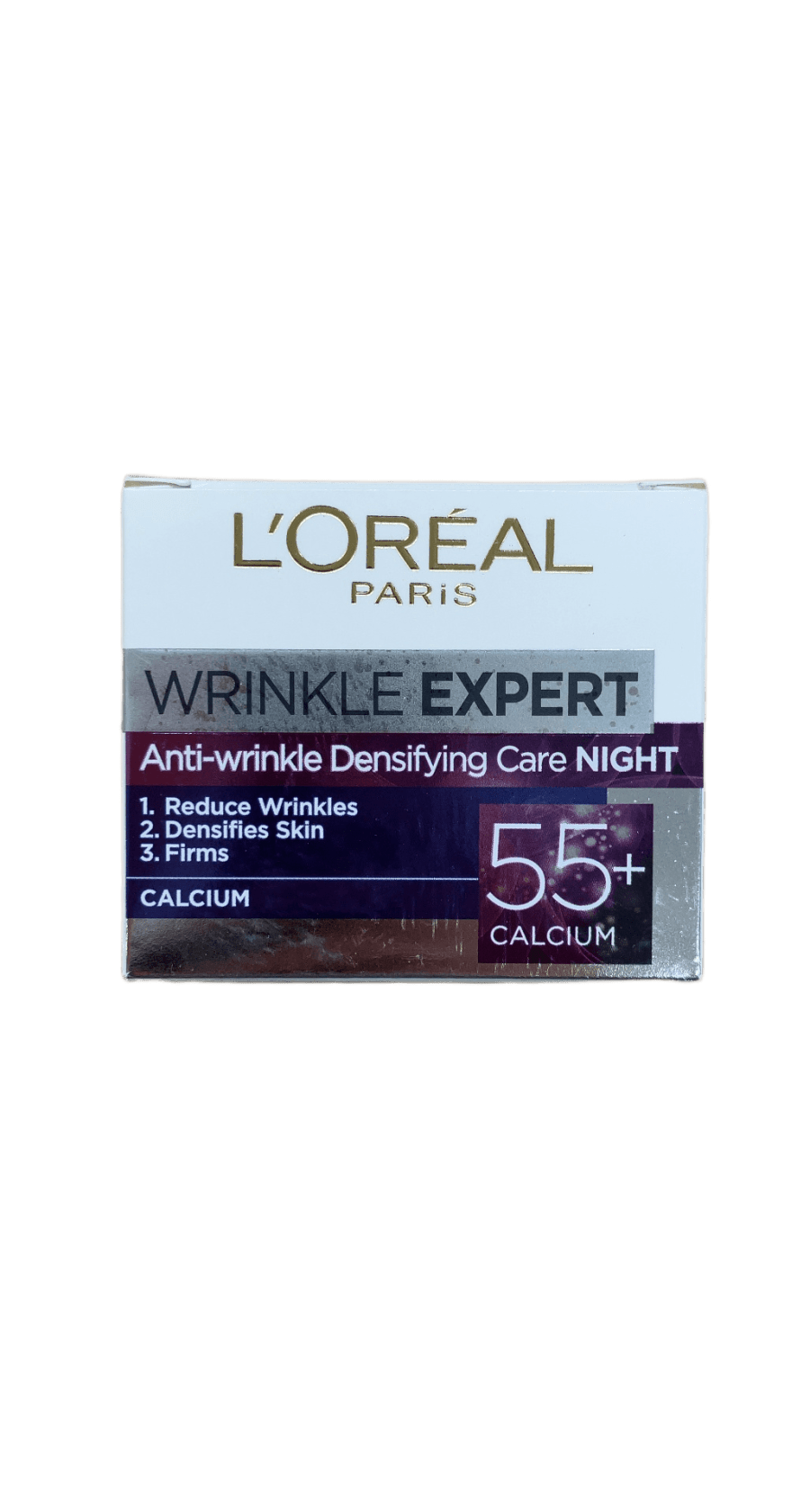 L'Oréal Paris Wrinkle Expert 55+ þéttandi and-hrukkukrem fyrir nóttina með kalsíum 50 ml