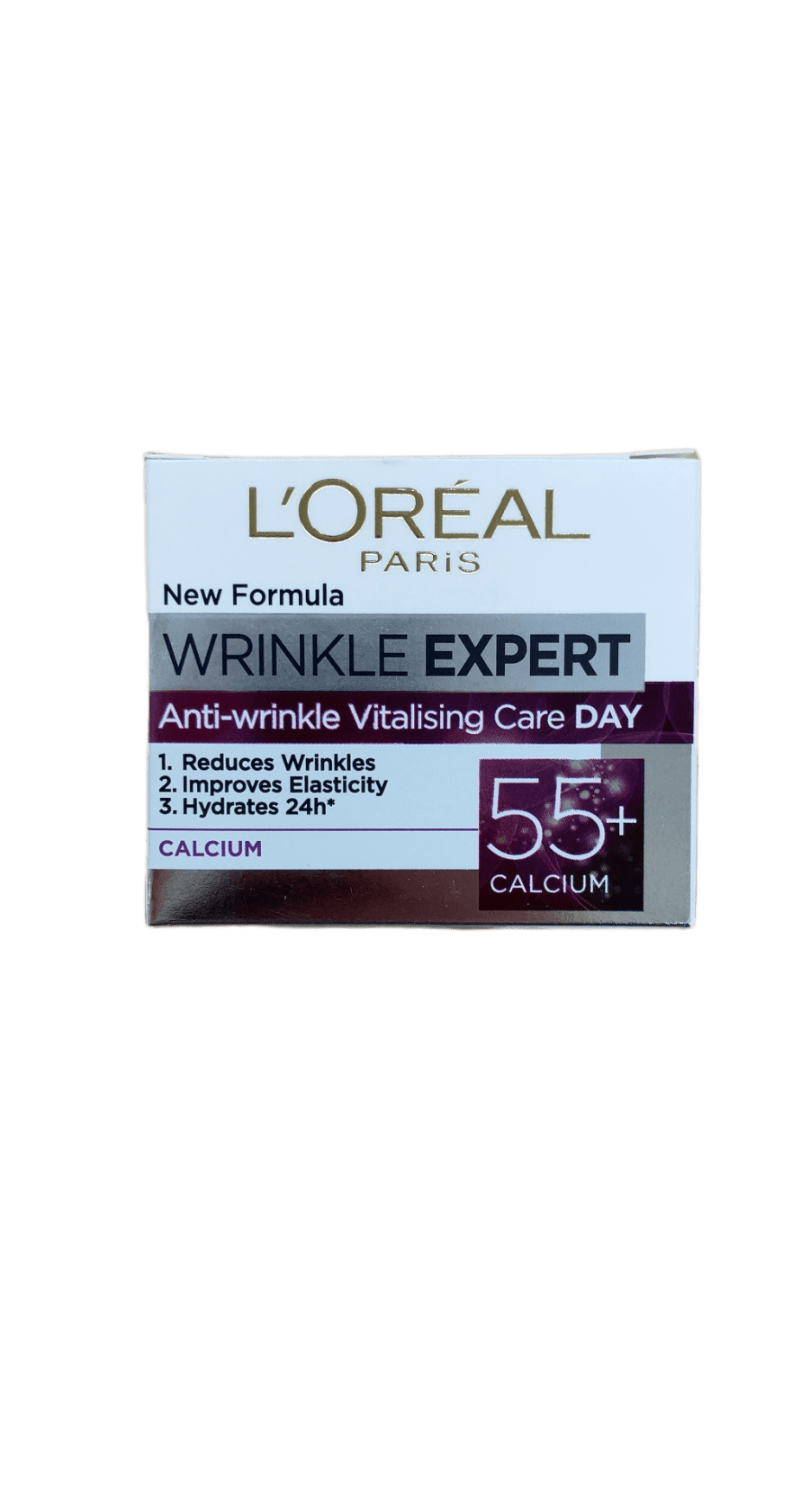 L'Oréal Paris Wrinkle Expert hrukkuminnkandi endurnærandi dagkrem 55+ með kalsíum 50 ml