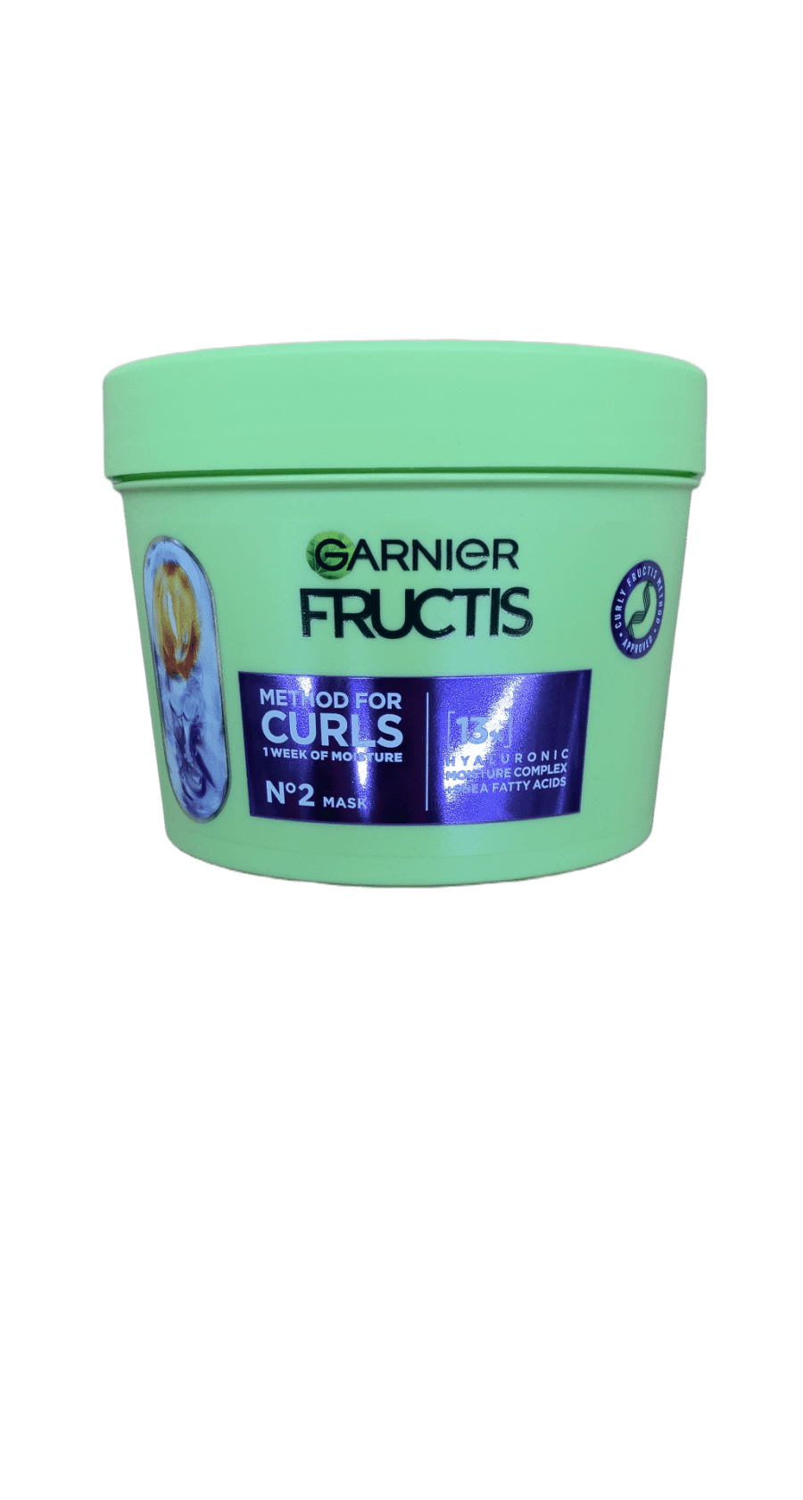 Garnier Fructis Aðferð fyrir krullur nr. 2 Maski Hýalúrón rakasamsetning 370 ml