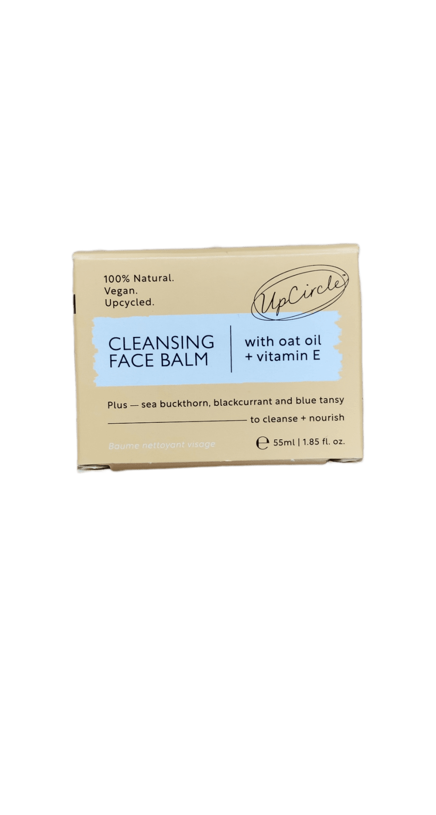 UpCircle Hreinsibalm fyrir andlit með hafraolíu + E-vítamíni 55 ml