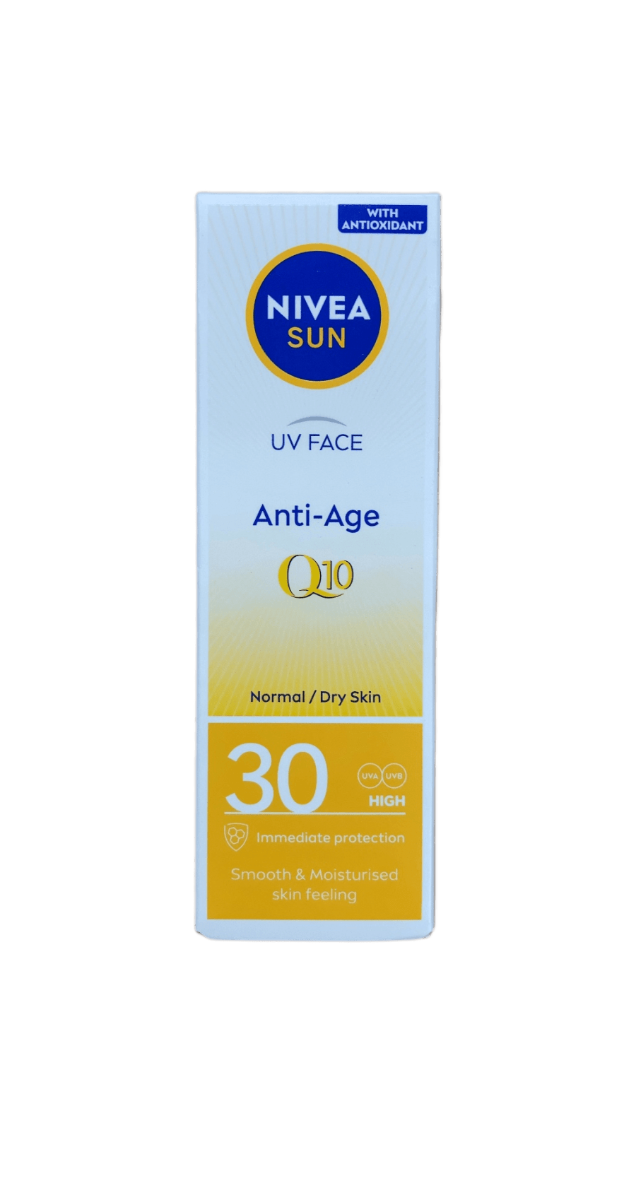 Nivea Sun UV andlits sólarvörn and-öldrun Q10 SPF 30 fyrir venjulega/þurra húð 50 ml