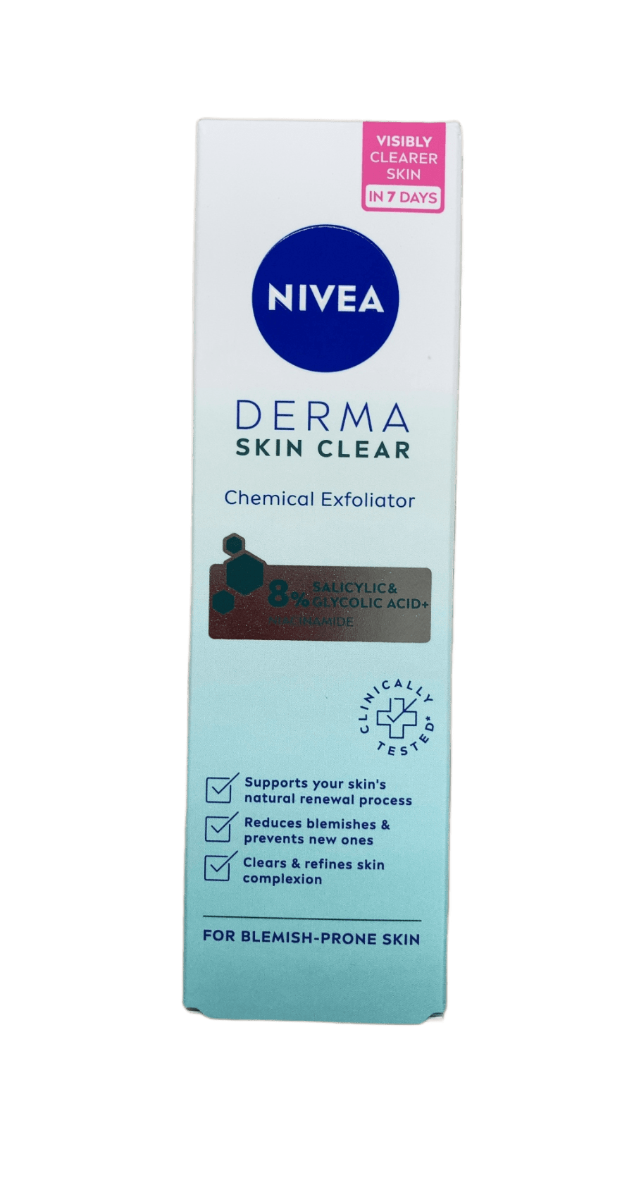 Nivea Derma Skin Clear Efnapíling 8% AHA/BHA + Níasínamíð