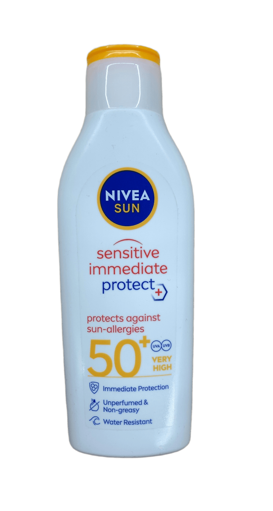 NIVEA Sun Sensitive Immediate Protect SPF50+ sólarvörn 200 ml