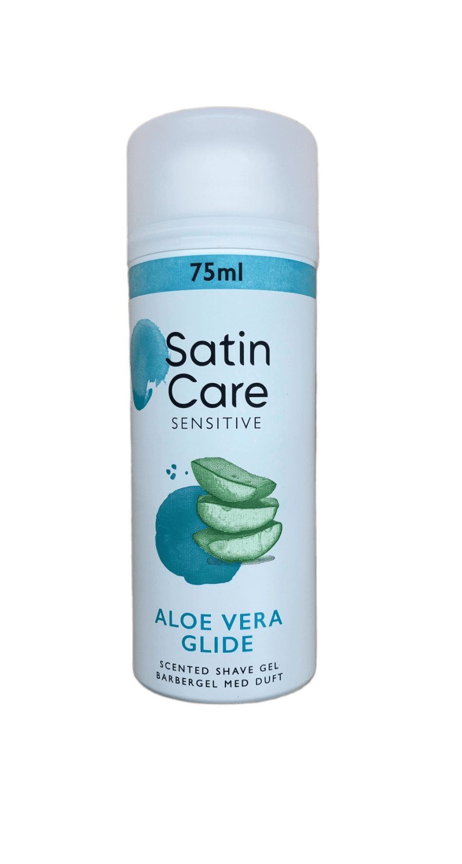 Satin Care rakgel fyrir viðkvæma húð með aloe vera ilm, 75 ml