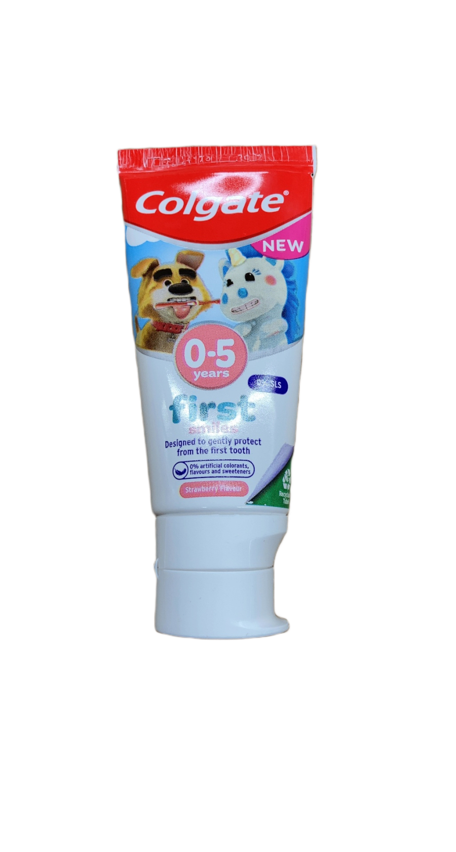 Colgate Kids jarðarberjatannkrem 0–5 ára, 50 ml