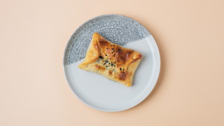 Spinach and meat pies