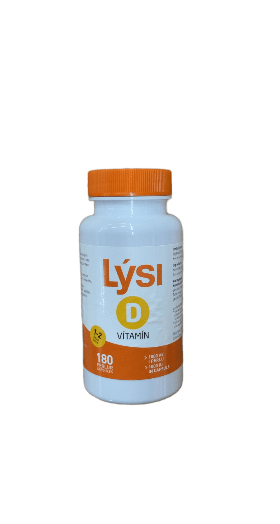 Lýsi D-vítamín 180 stk