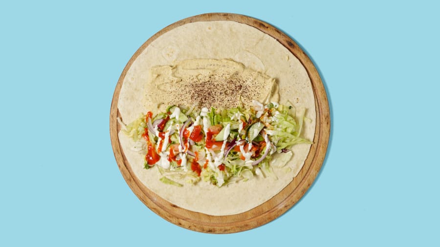 9. Hummus vefja