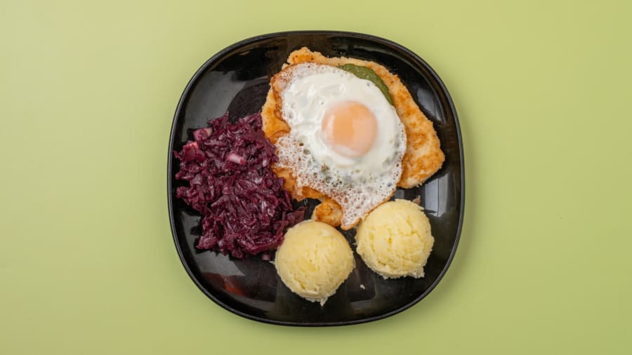 Kjúklingabringur með spínati & osti