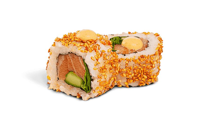 Lax og Kimchi maki