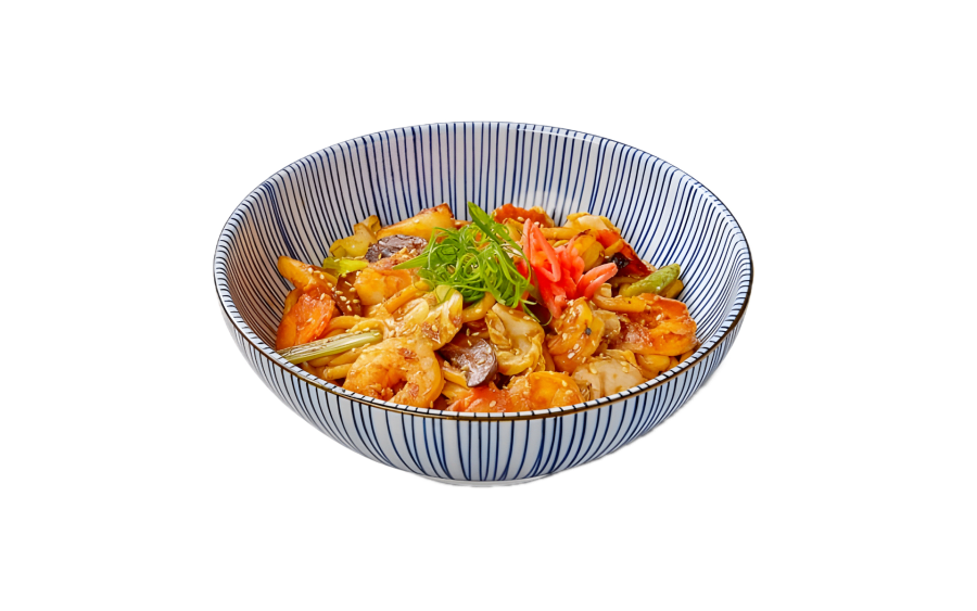 Yaki Udon Rækjur