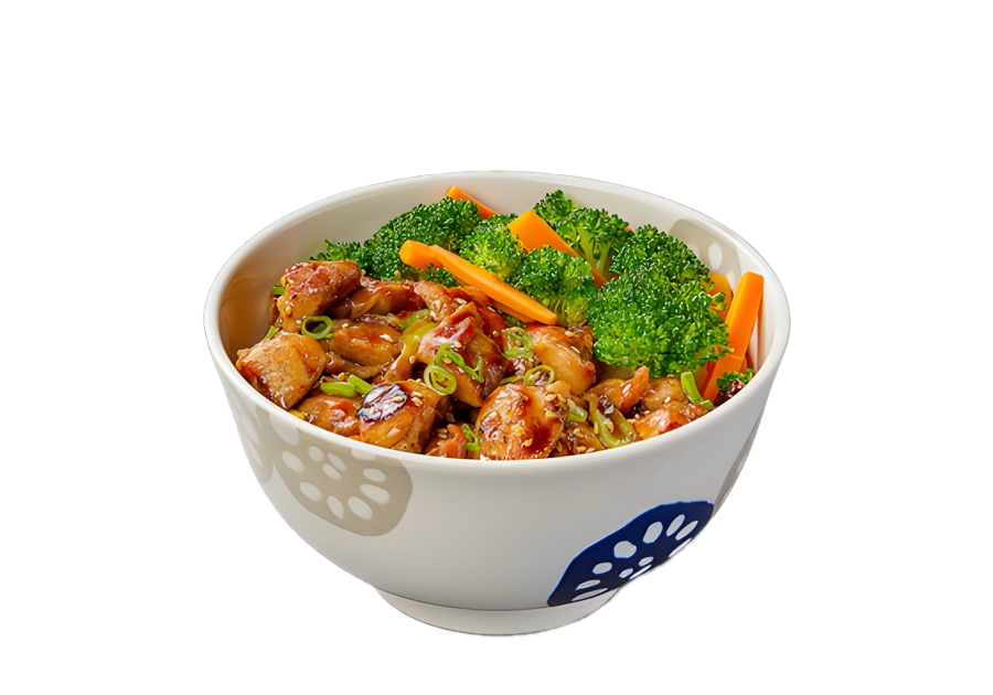 Kjúklinga teriyaki donburi	