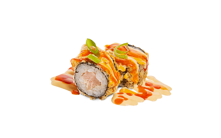 Sterkur túnfisk-tempura hosomaki