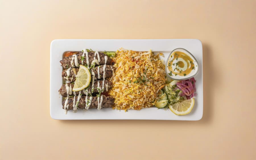 8. Beef shish kebab