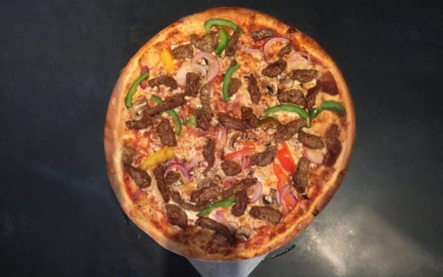 23: Lambakjötspizza