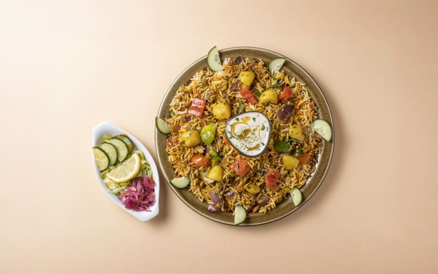 32. Satrangi Vegetable biryani