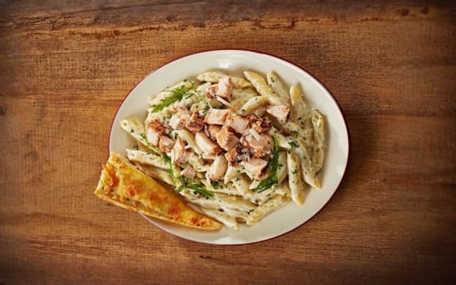 Parmesan kjúklingapasta