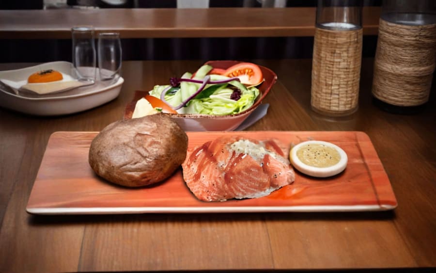 GRILLAÐUR LAX