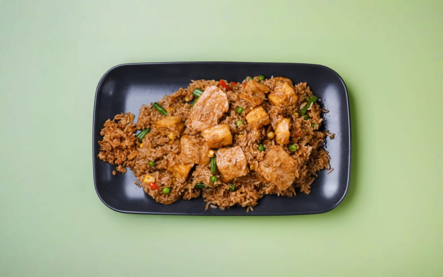 Vegan 02 - Vegan Steikt Hrísgrjón með Teriyaki