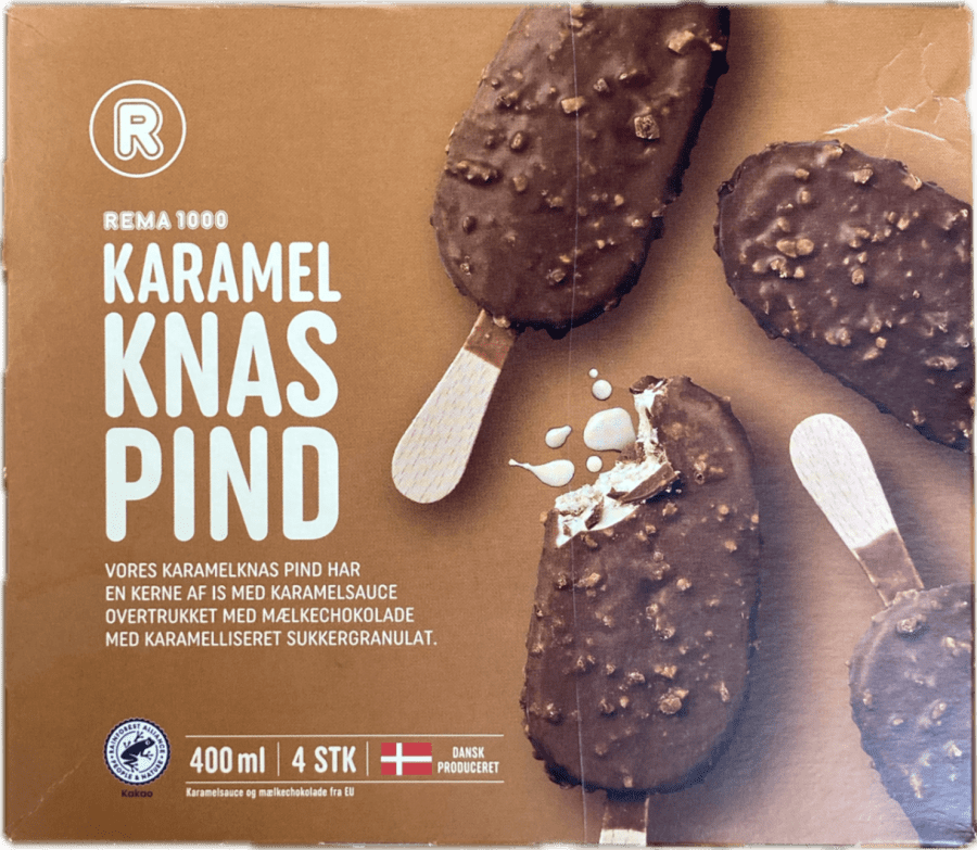 Rema íspinnar karamellu 4 stk