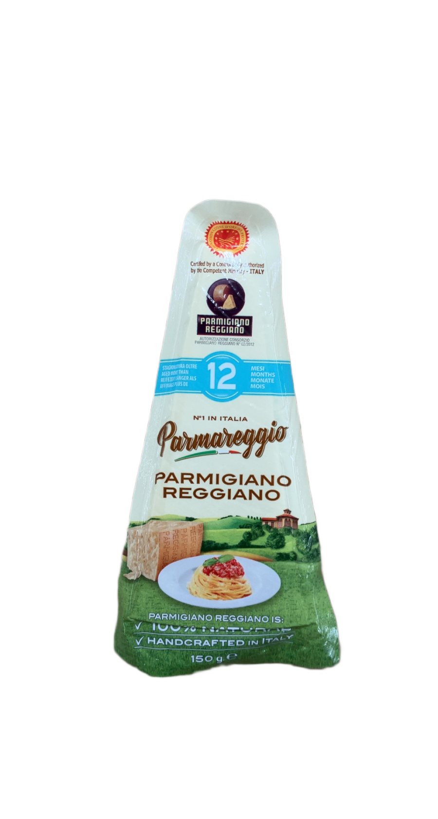 Parmareggio Parmigiano Reggiano DOP þroskaður í meira en 12 mánuði 150 g