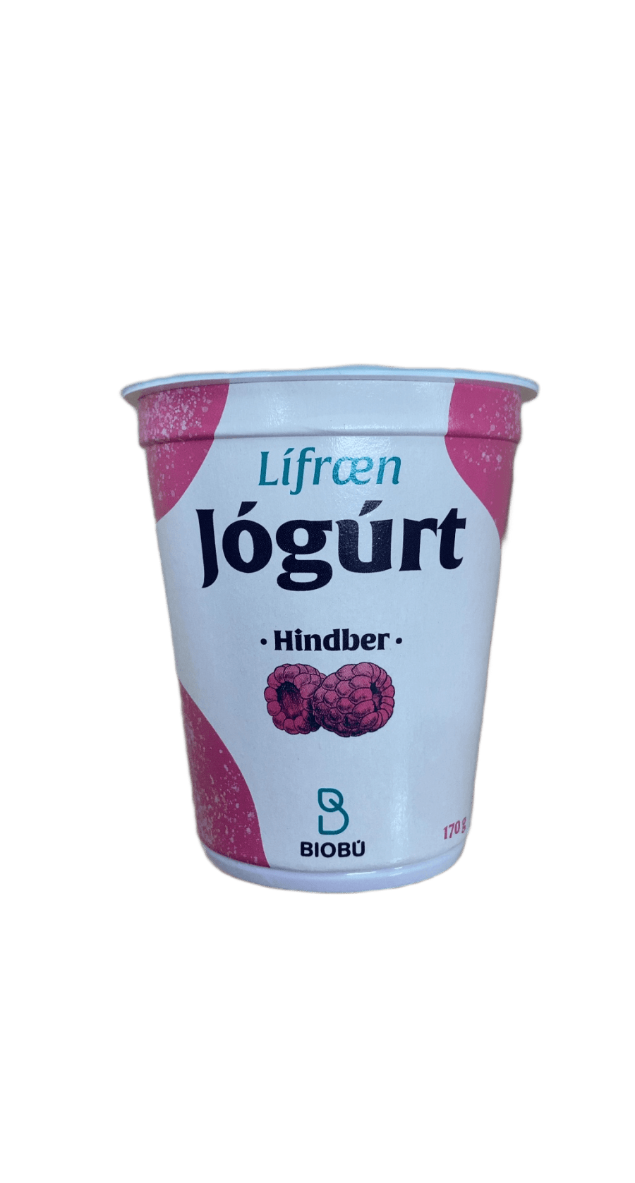 Biobú Lífræn Jógúrt Hindber 170 g