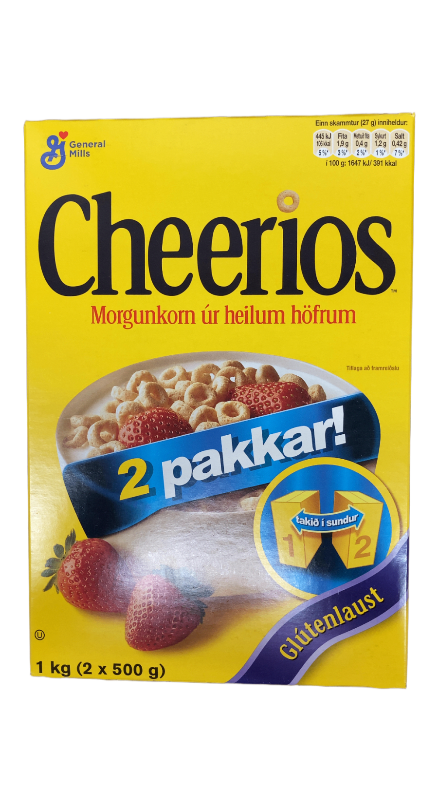 Cheerios Morgunkorn úr Heilum Höfrum