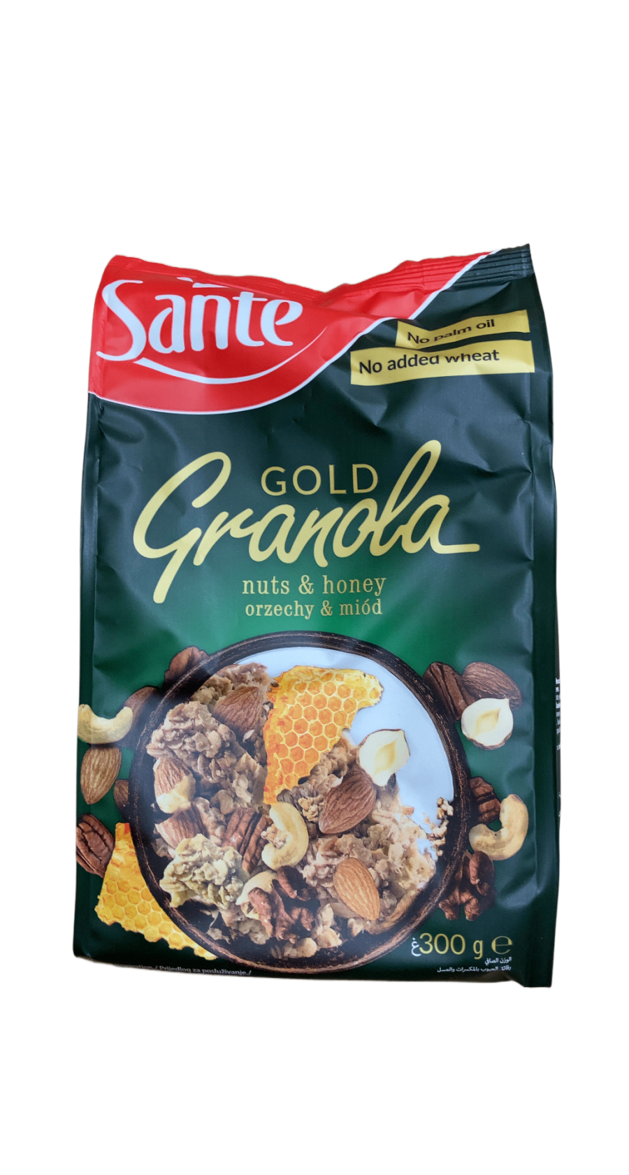 Gold Granola með hnetum og hunangi