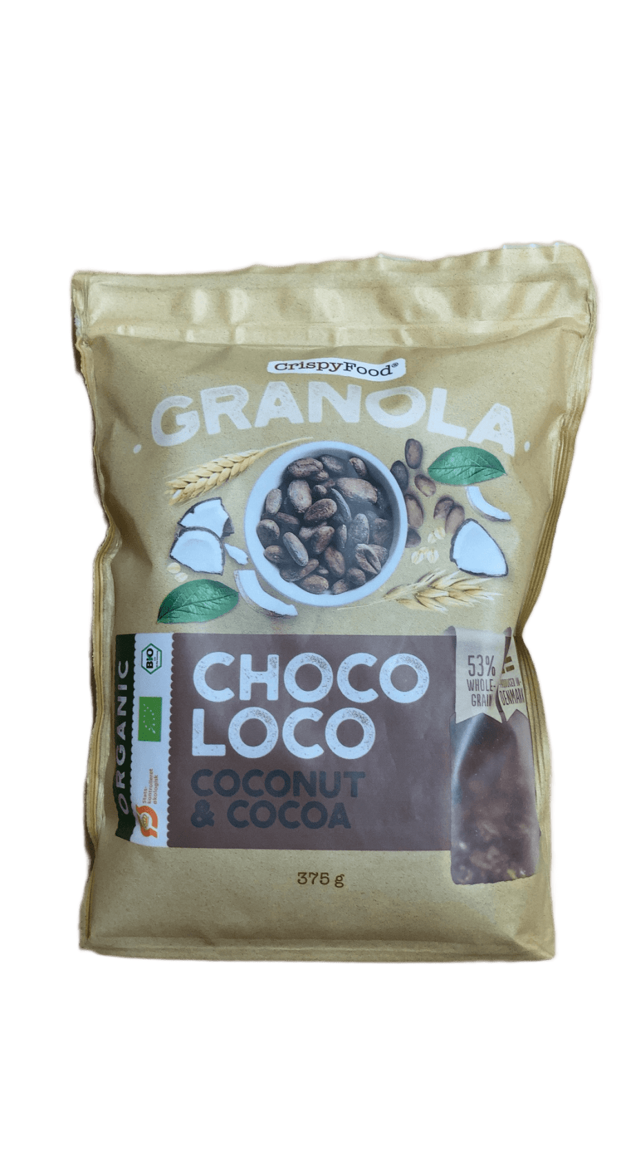 Choco Loco Granóla með kókoshnetum og kakói