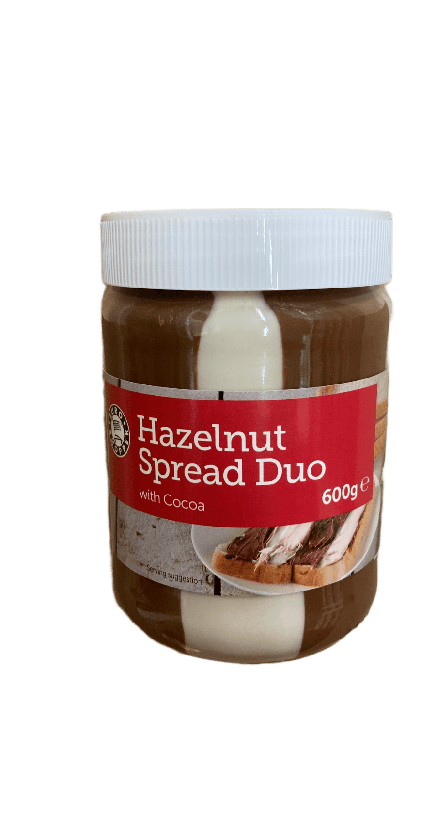 Hasselnötagnaður Duo með kakó