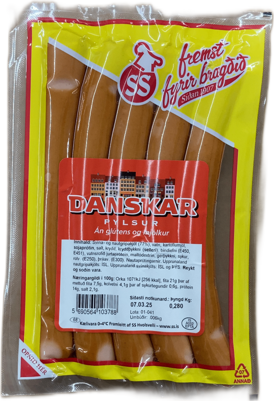 SS Danskar pylsur 280 g