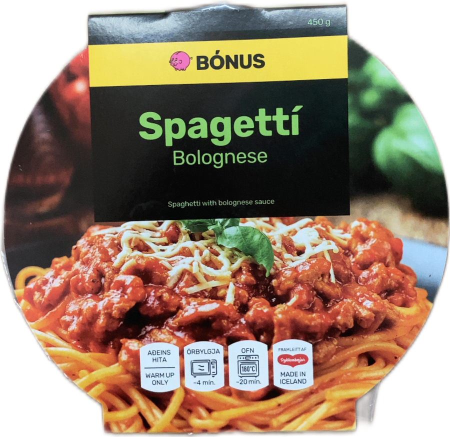 Bónus spaghetti bolognese 450 gr