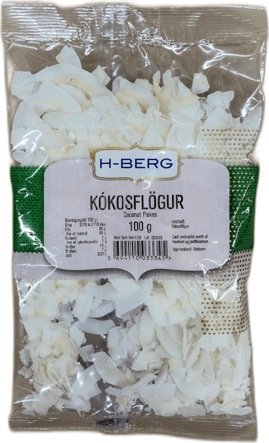 Kókosflögur