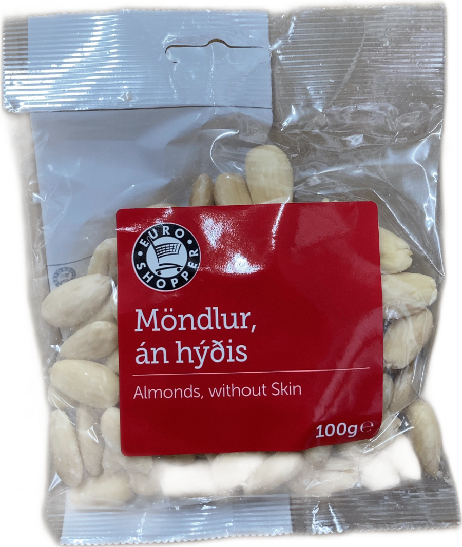 Möndlur, án hýðis