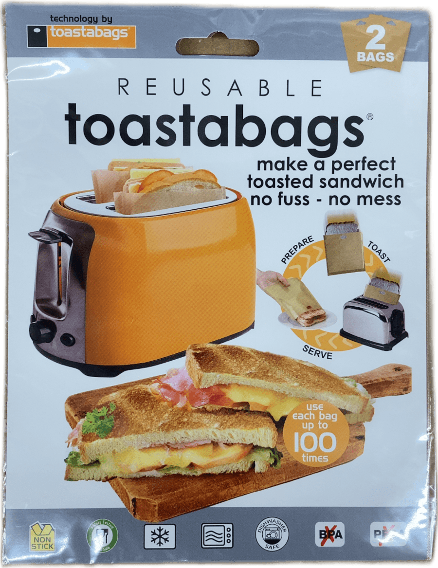 Endurnýtanlegir ristuð brauðpokar