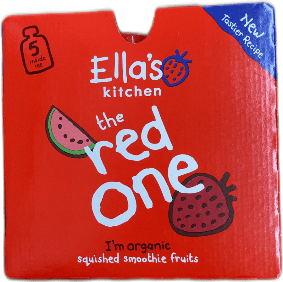Ella's Kitchen The Red One lífrænn ávaxtasmúði 5 x 90 g