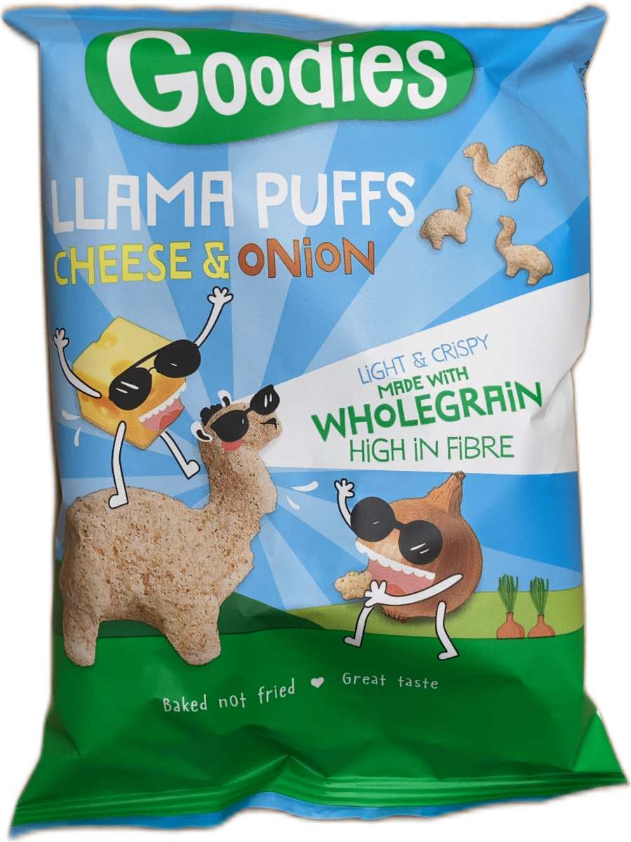 Goodies Llama Puffs ostur og laukur 30 g