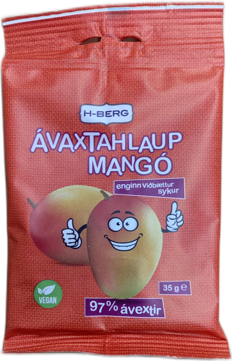 H-BERG Ávaxtahlaup Mangó 350 g