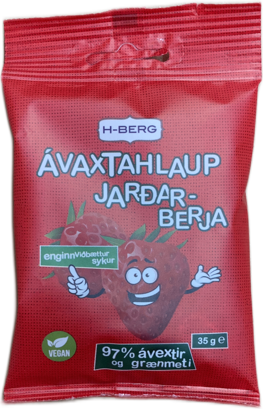 H-BERG Ávaxtahlaup Jarðarberja 35 g