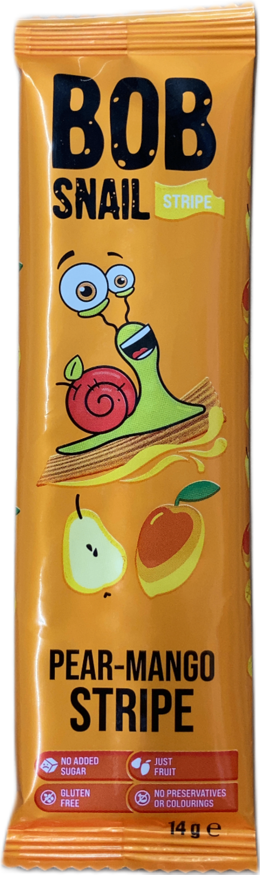 Bob Snail peru-mangó ávaxtræma 14 g