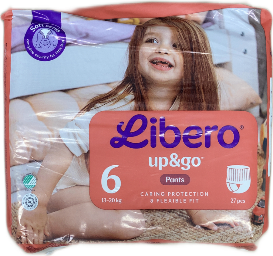 Libero Up&Go bleyjubuxur 6 (13–20 kg) 27 stk