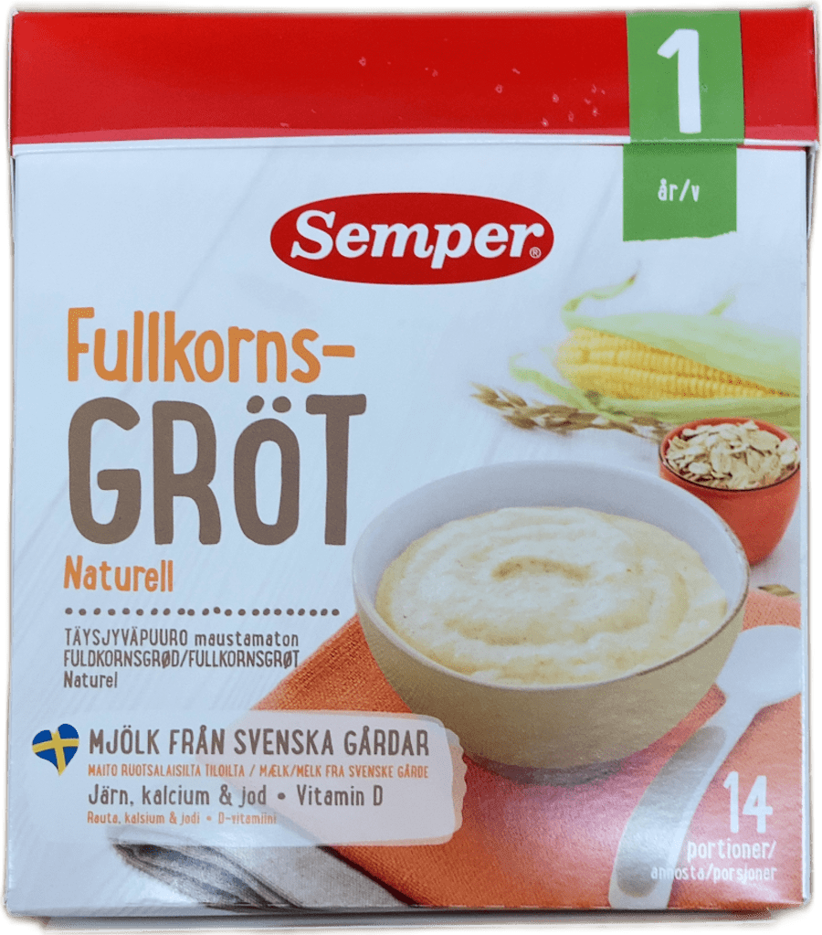 Semper heilkornagrautur, náttúrulegur 470 g